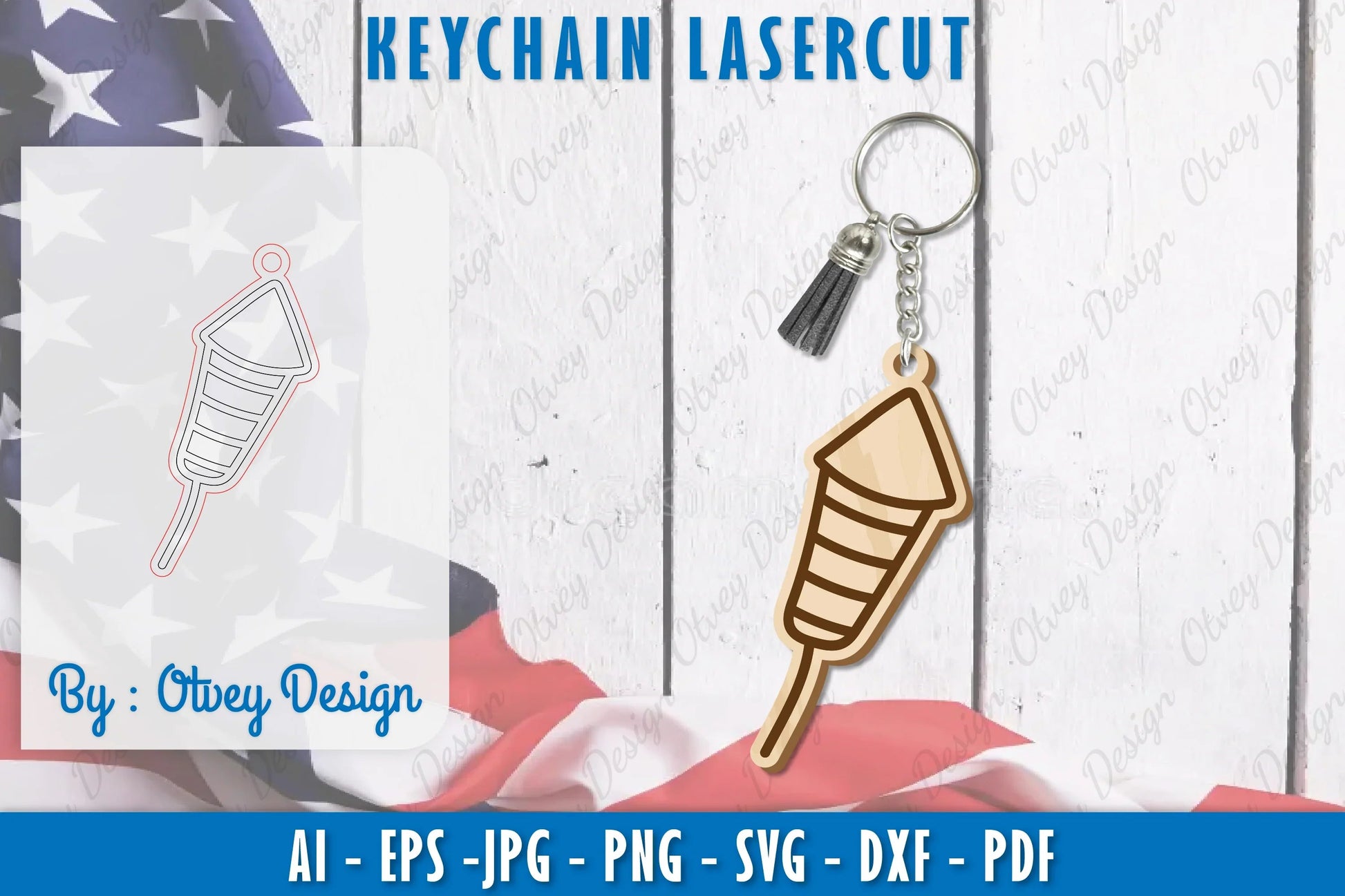 Patriotic Keychain SVG Bundle 18 - CraftNest - Digital Crafting and Art