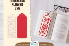Bookmark Flower SVG Bundle 77 - CraftNest - Digital Crafting and Art