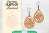 Earring Flower Lasercut SVG Bundle