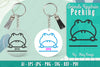 Animals Peeking Keychain SVG Bundle