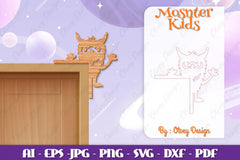 Monster Kids Corner Door Lasercut SVG Bundle 25 - CraftNest - Digital Crafting and Art