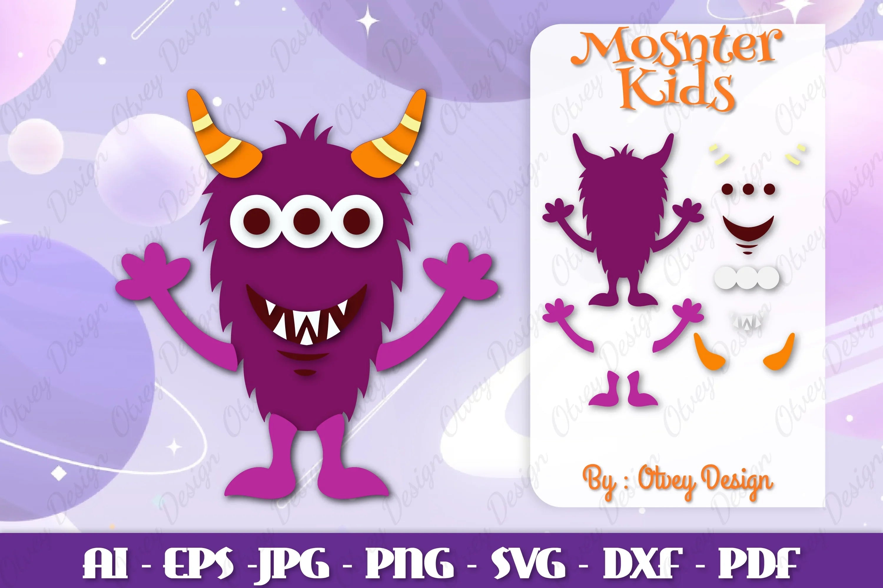 Monster Kids SVG Bundle 9 - CraftNest - Digital Crafting and Art