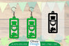 St Patrick's Day Earring Lasercut SVG Bundle
