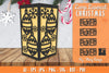 Christmas Lamp Lasercut SVG Bundle