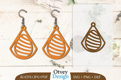 Happy Easter Egg Earring Lasercut SVG Bundle 48 - CraftNest - Digital Crafting and Art