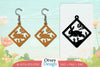 Earring Rabbit Lasercut SVG Bundle