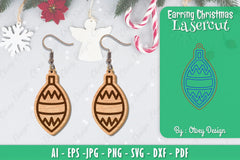 Christmas Earrings SVG Bundle - CraftNest - Digital Crafting and Art