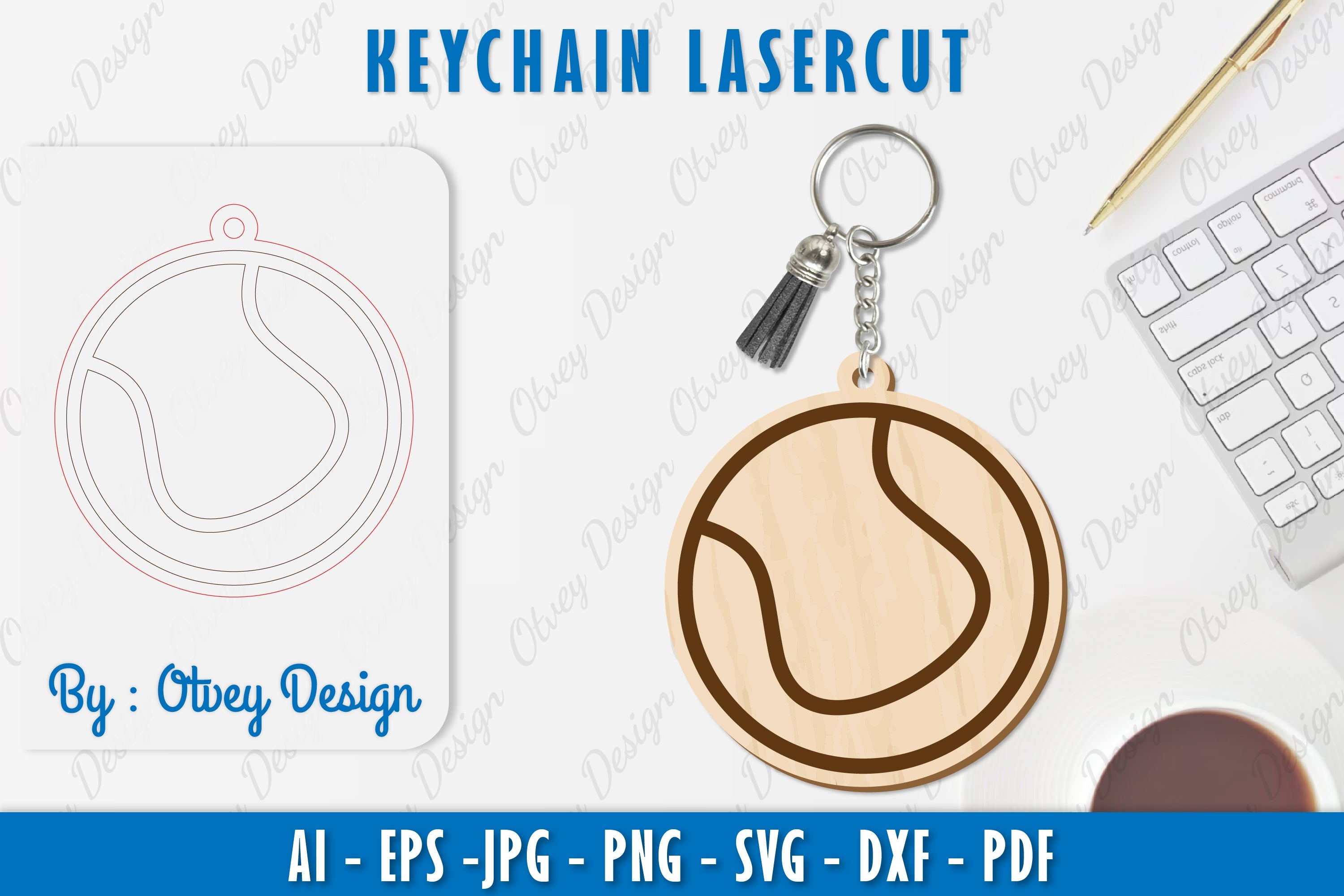 Ball Keychain SVG Bundle 10 - CraftNest - Digital Crafting and Art