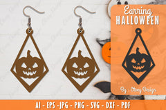 Earring Halloween Lasercut SVG Bundle 146 - CraftNest - Digital Crafting and Art