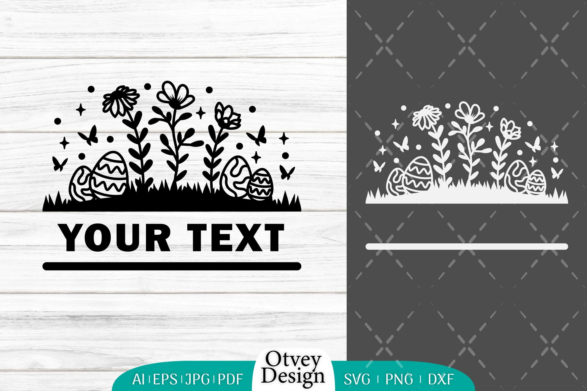 Easter Bunny Garden Scene SVG Bundle 16 - CraftNest - Digital Crafting and Art
