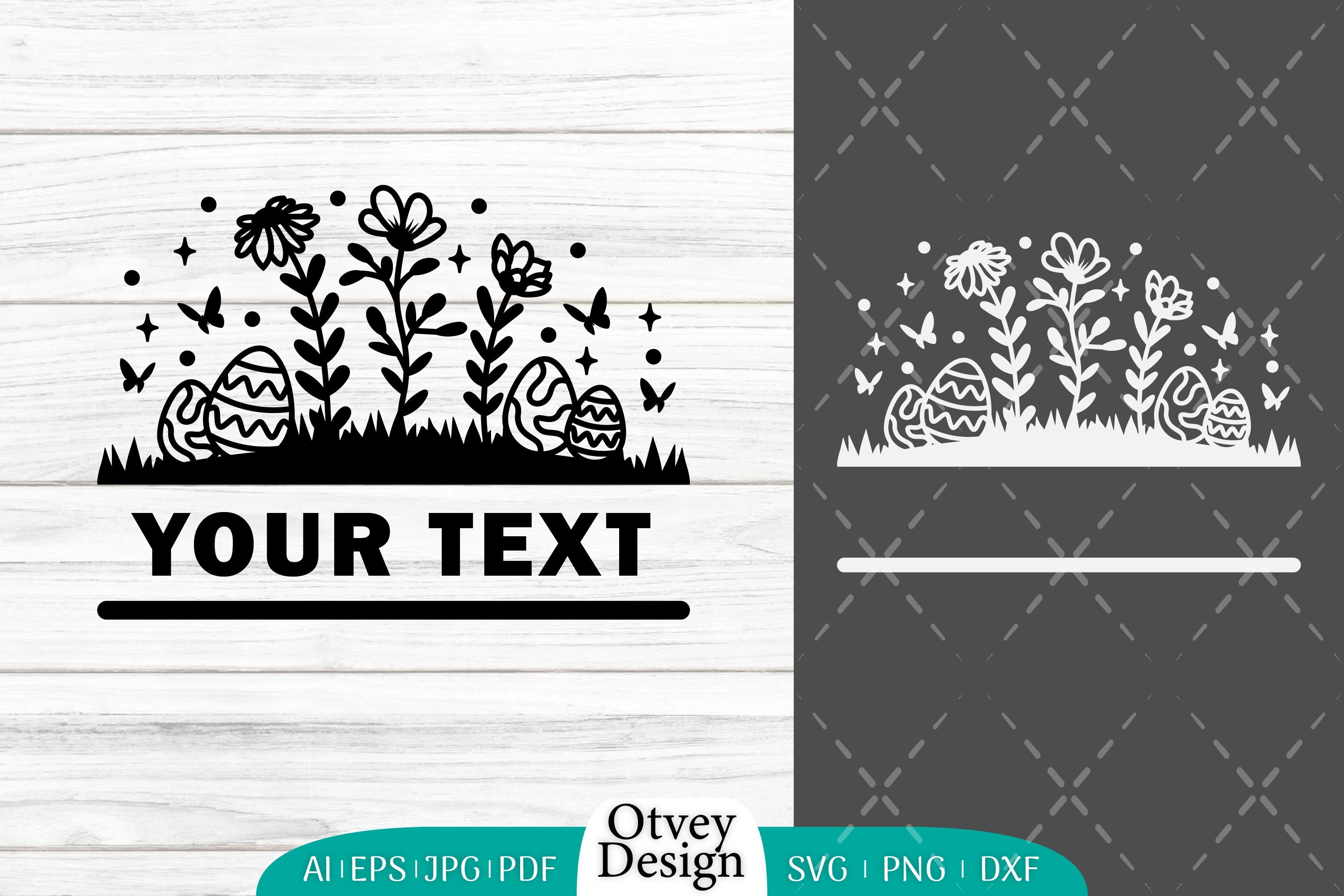Easter Bunny Garden Scene SVG Bundle 16 - CraftNest - Digital Crafting and Art