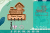 Christmas Family Keychain Home Key Holder SVG Bundle