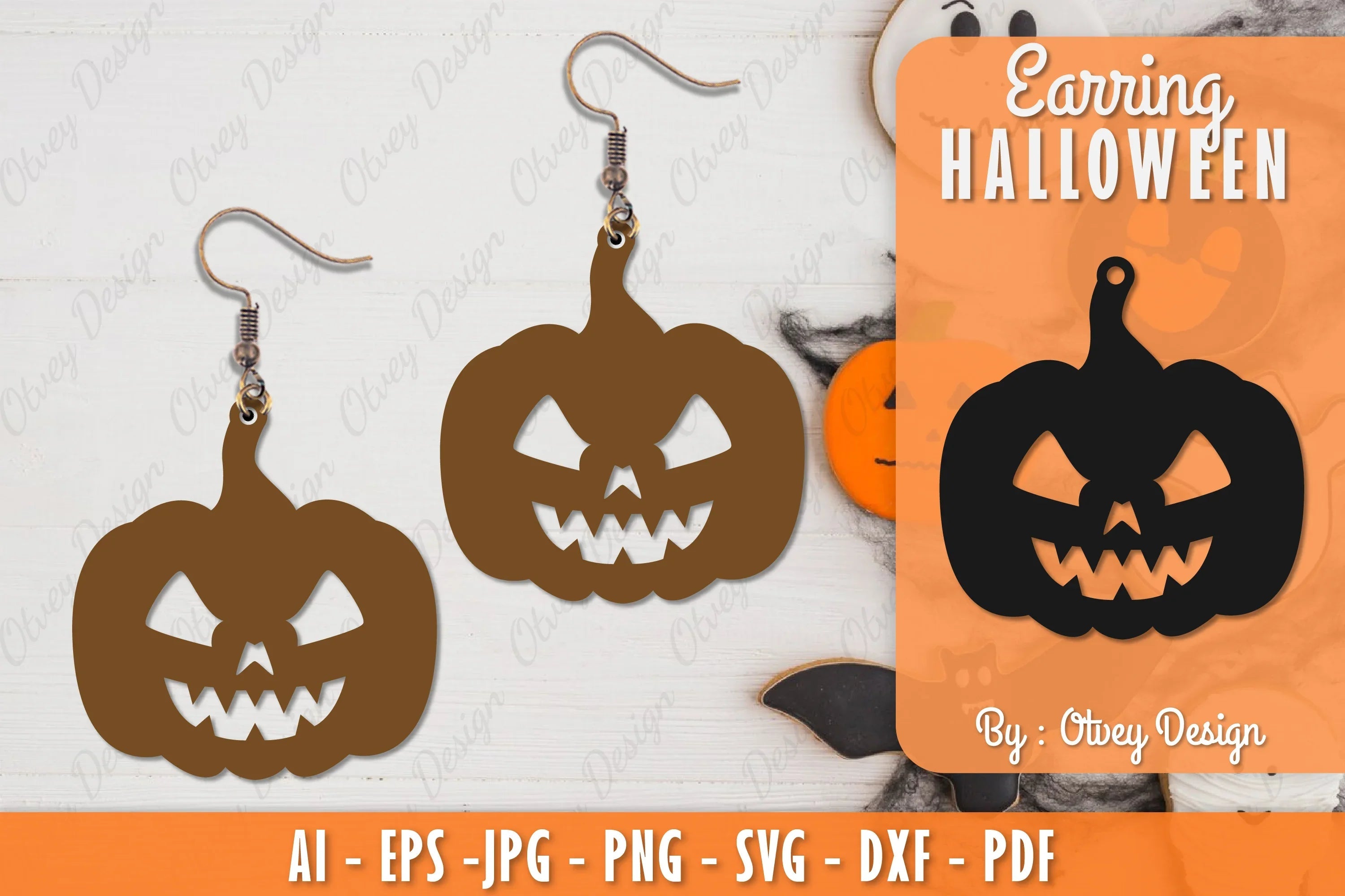 Earring Halloween Lasercut SVG Bundle 30 - CraftNest - Digital Crafting and Art