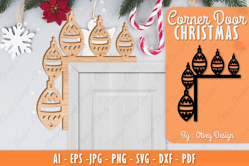 Christmas Corner Door SVG Bundle 28 - CraftNest - Digital Crafting and Art