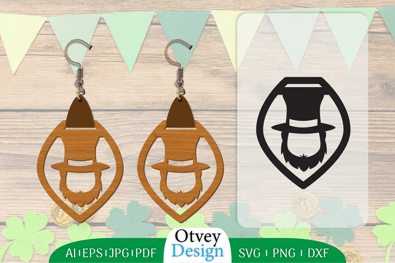 St Patrick's Day Earring SVG Bundle 12 - CraftNest - Digital Crafting and Art