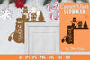 Snowman Door Corner Lasercut SVG Bundle