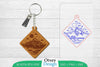 Keychain Sunset Mountain Lasercut SVG Bundle