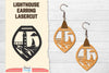 Lighthouse Earring Lasercut SVG Bundle