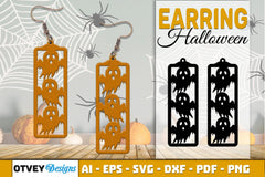 Earring Halloween Lasercut SVG Bundle136 - CraftNest - Digital Crafting and Art