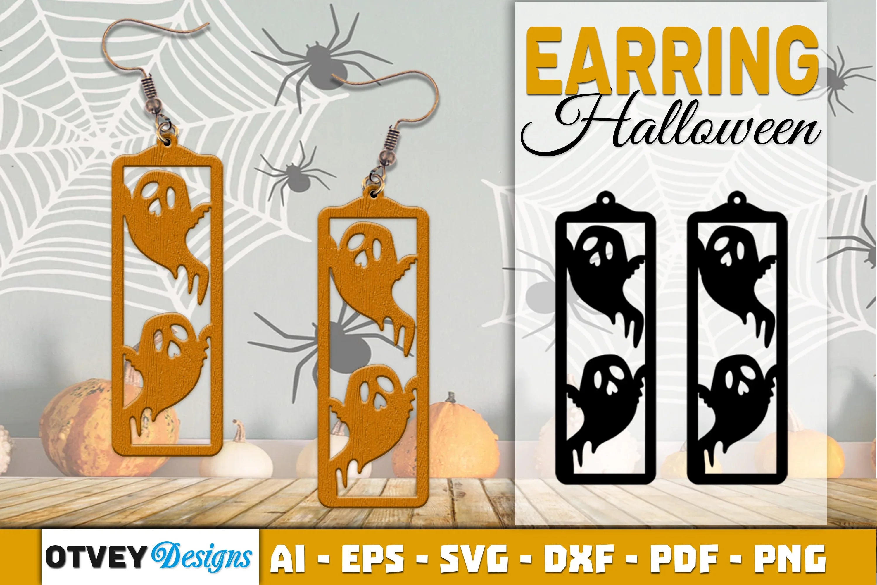 Earring Halloween Lasercut SVG Bundle139 - CraftNest - Digital Crafting and Art