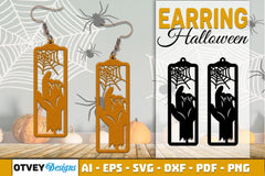 Earring Halloween Lasercut SVG Bundle142 - CraftNest - Digital Crafting and Art