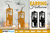 Earring Halloween Lasercut SVG Bundle142