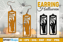 Earring Halloween Lasercut SVG Bundle143 - CraftNest - Digital Crafting and Art