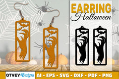 Earring Halloween Lasercut SVG Bundle - CraftNest - Digital Crafting and Art