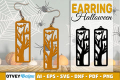 Earring Halloween Lasercut SVG Bundle - CraftNest - Digital Crafting and Art