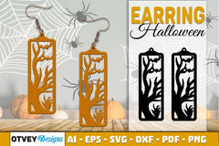 Earring Halloween Lasercut SVG Bundle - CraftNest - Digital Crafting and Art