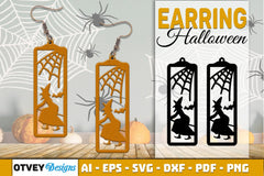 Earring Halloween Lasercut SVG Bundle - CraftNest - Digital Crafting and Art