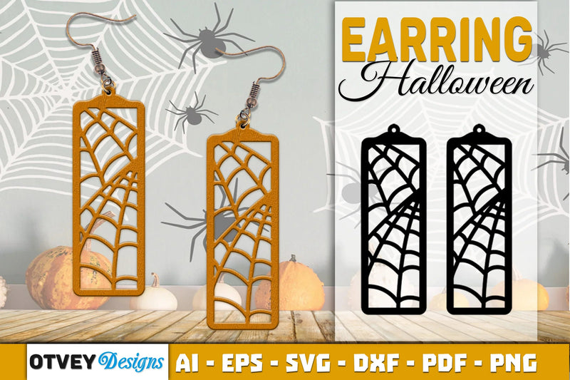 Earring Halloween Lasercut SVG Bundle - CraftNest - Digital Crafting and Art