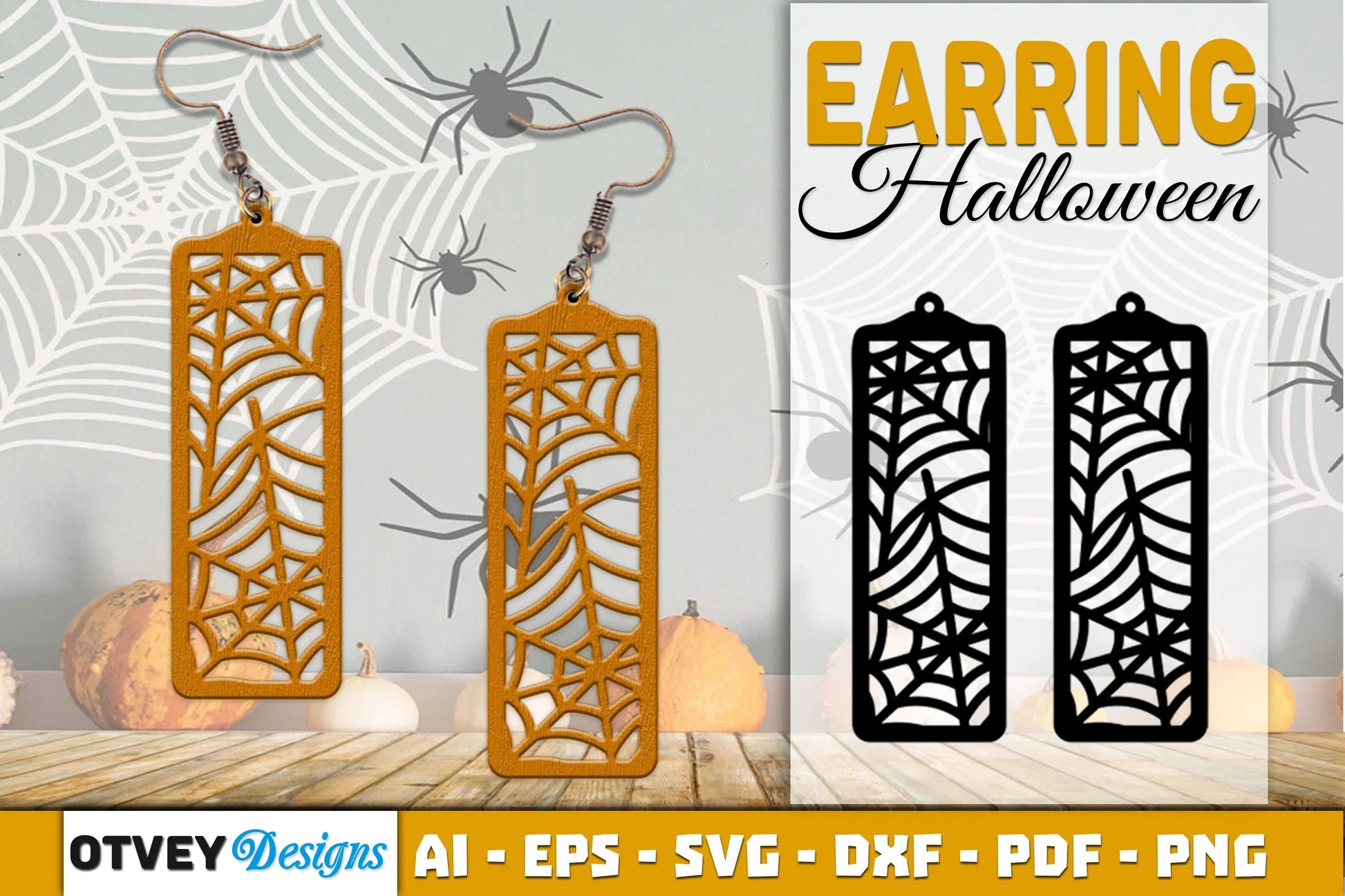 Earring Halloween Lasercut SVG Bundle - CraftNest - Digital Crafting and Art
