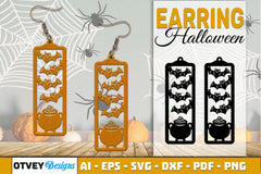 Earring Halloween Lasercut SVG Bundle 511 - CraftNest - Digital Crafting and Art