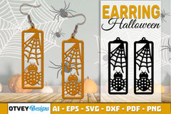 Earring Halloween Lasercut SVG Bundle 521 - CraftNest - Digital Crafting and Art