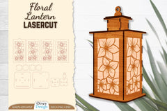Floral Lantern Lasercut SVG Bundle - CraftNest - Digital Crafting and Art