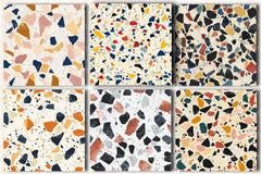 Terrazzo Seamless Patterns Digital Paper - CraftNest - Digital Crafting and Art