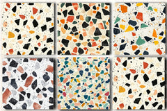 Terrazzo Seamless Patterns Digital Paper - CraftNest - Digital Crafting and Art
