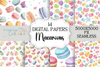 Colorful Macaron Seamless Digital Paper