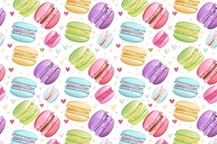 Colorful Macaron Seamless Digital Paper - CraftNest - Digital Crafting and Art