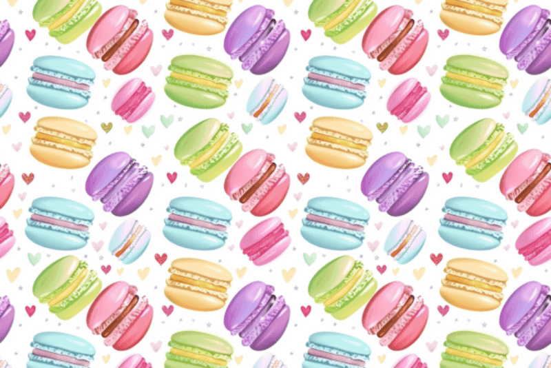 Colorful Macaron Seamless Digital Paper - CraftNest - Digital Crafting and Art