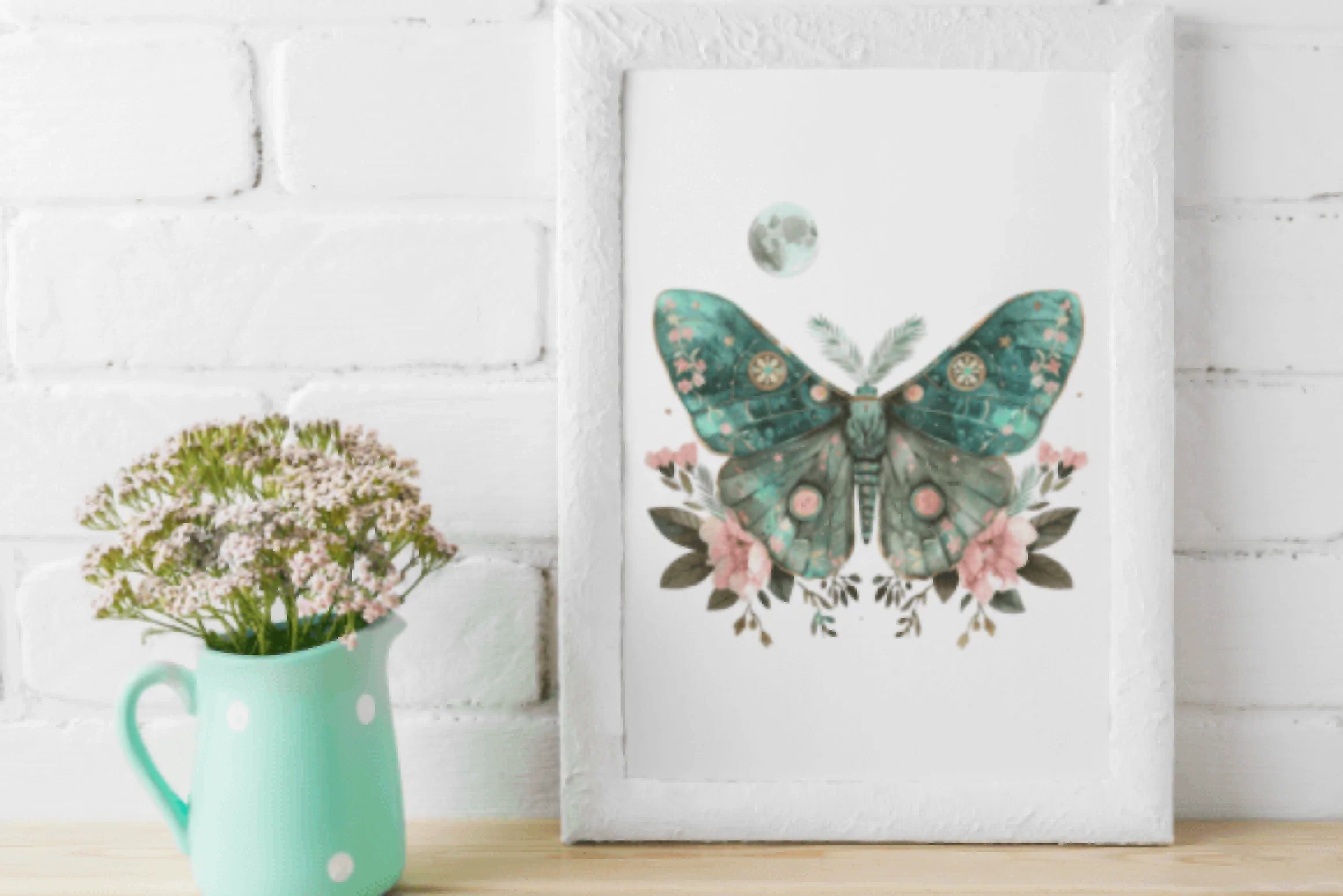Enchanting Mystical Moth Clipart Bundle - CraftNest - Digital Crafting and Art