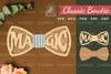Magic Laser Cut Bowtie Clipart Bundle