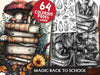 Magic Back To School Coloring Books