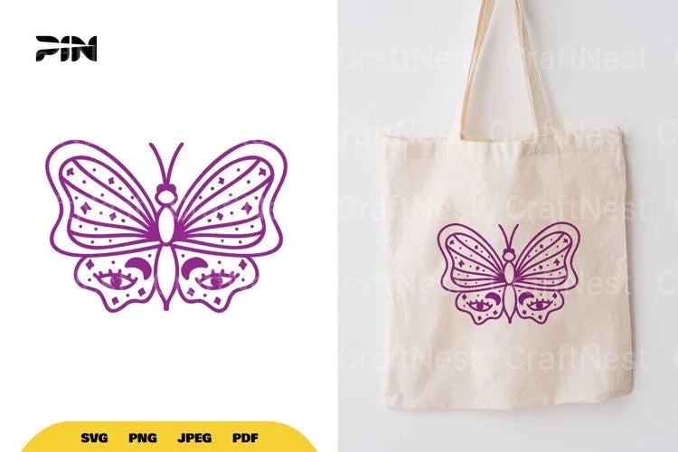 Magical Celestial Butterfly SVG Bundle - CraftNest - Digital Crafting and Art