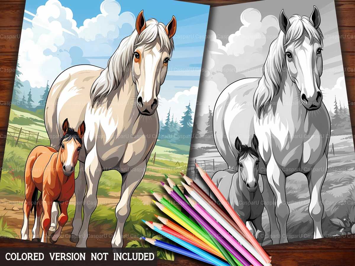 Magnificent Horses Coloring Books - CraftNest