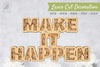 Make It Happen 3D Lasercut Decoration Clipart Bundle