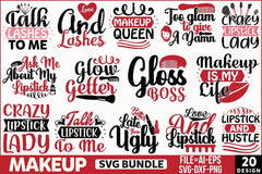 Makeup Design SVG Bundle 5 - CraftNest - Digital Crafting and Art