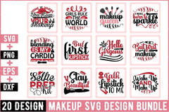 Makeup Design SVG Bundle 4 - CraftNest - Digital Crafting and Art