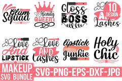 Makeup SVG Bundle for Creative Designs - CraftNest - Digital Crafting and Art